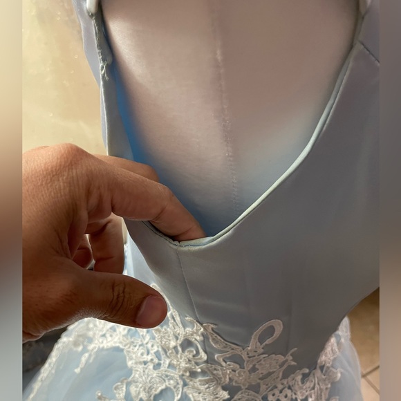 Quinceanera, Prom, Sweet Sixteen dress light blue - Picture 7 of 12